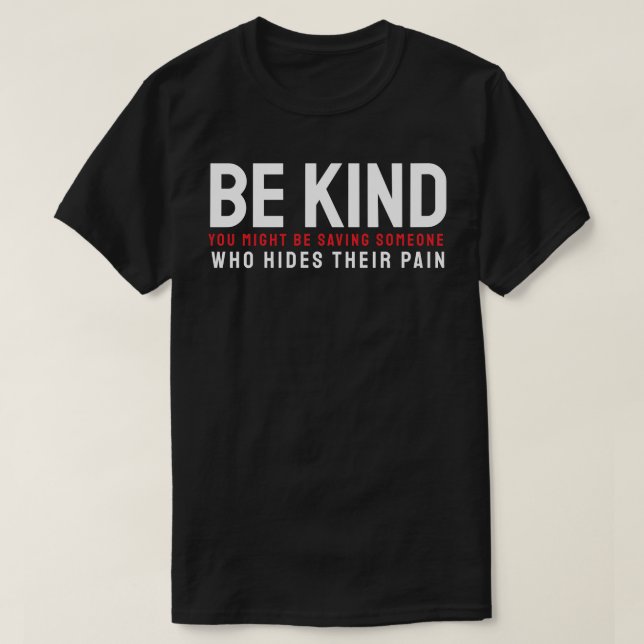 Camiseta Kindness Can Save the Silent (Frente do Design)