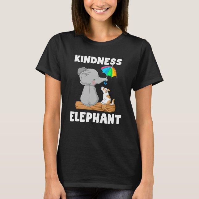 Camiseta Kindness elephant Unity Day  Orange Anti Bullying (Frente)