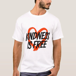 Camiseta Kindness T-Shirt, Alta Qualidade