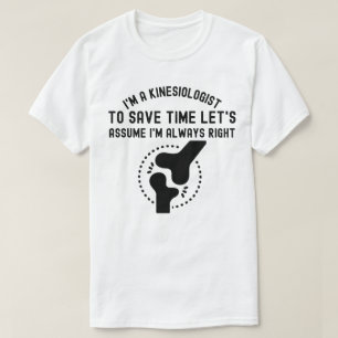 Camiseta Kinesiologista4, citações de Kinesiologia