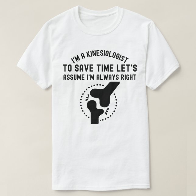 Camiseta Kinesiologista4, citações de Kinesiologia (Frente do Design)