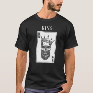 Camiseta King And Queen Skull 12 Card Hearts Flush Casal M