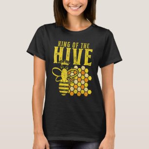 Camiseta King Bee Honeycomb King Of The Hive