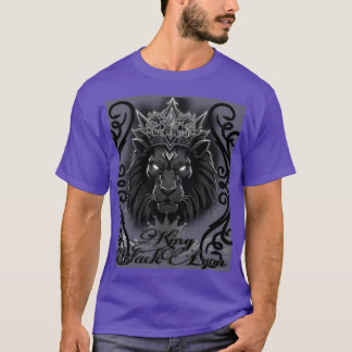 Camiseta King black Lyon style with class
