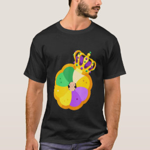 Camiseta King Cake Baby revela gravidez revela Mardi