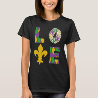 Camiseta King Cake Love Mardi Gras Parade Shenanigans Carni