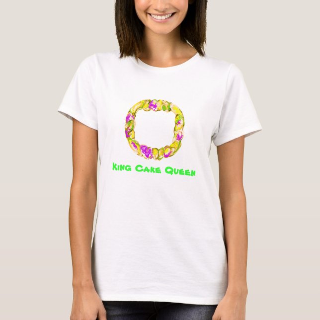 Camiseta King Cake Queen (Frente)