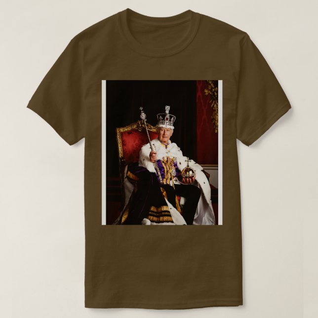 Camiseta King Charles III (Frente do Design)