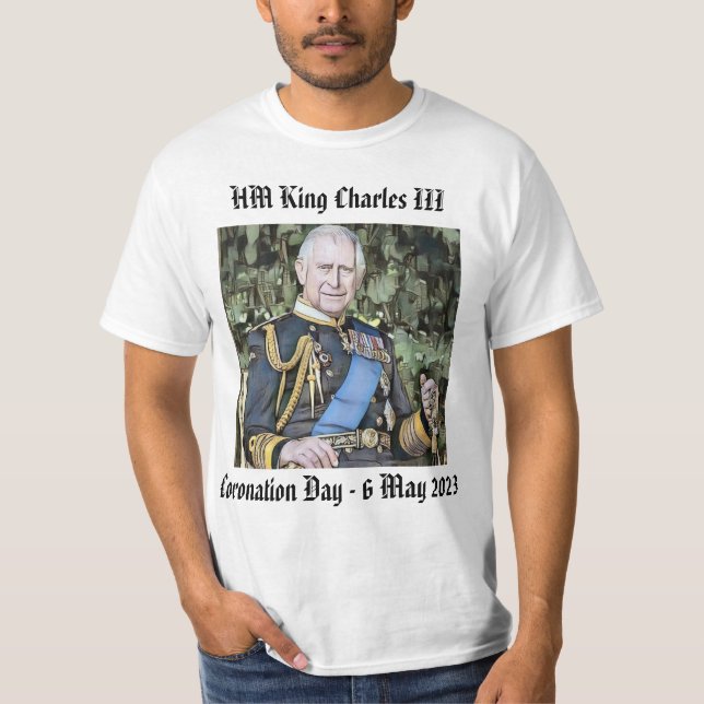 Camiseta King Charles III Coronation (Frente)