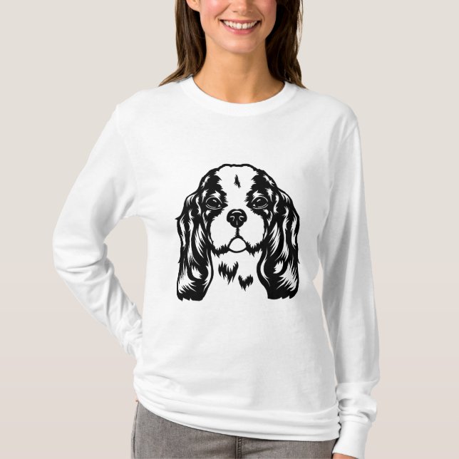 Camiseta King Charles Spaniel Dog (Frente)