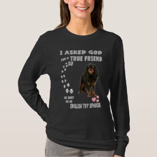 Camiseta King Charles Spaniel Dog Mãe Pai Toy Inglês