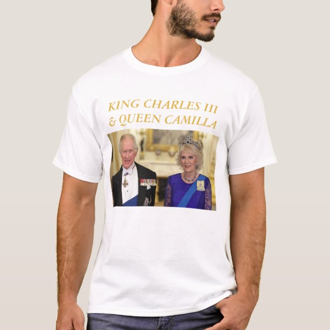Camiseta King Charles Third & Queen Camilla  (Frente)