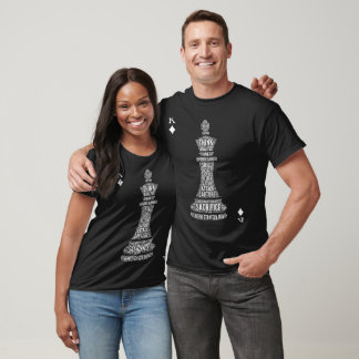 Camiseta king chess printed