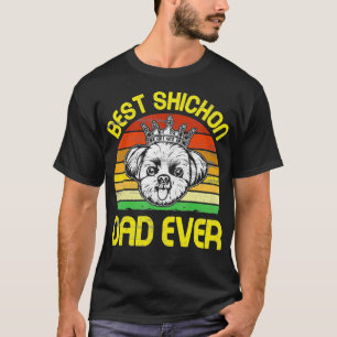 Camiseta King Dog Best Shichhage Retro sobre Pai de Vintage
