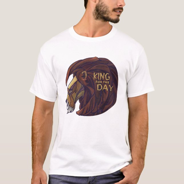 Camiseta King for the Day Men's Light T-Shirt (Frente)