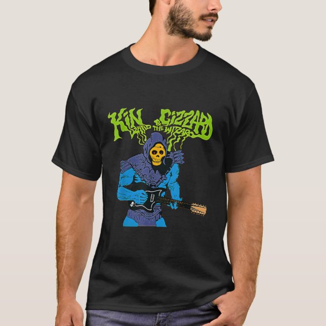 Camiseta King Funny Gizzard O Feiticeiro Lizard (Frente)
