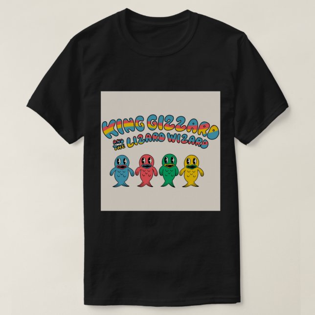 Camiseta King Gizzard And The Wizard Lizard fishies Photogr (Frente do Design)