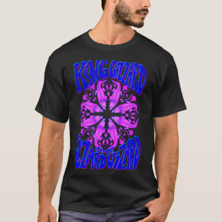 Camiseta King Gizzard Kaleidoscope da Vida apenas rosa e bl