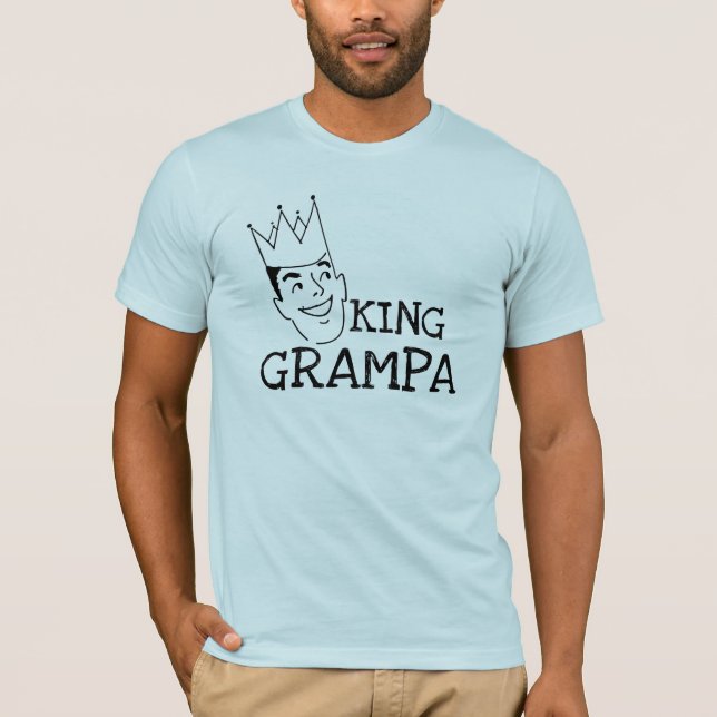 Camiseta King Grampa T-shirts e presentes (Frente)