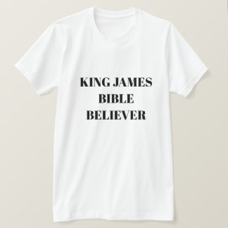 Camiseta King James Bíblia Acredita Ministro Light