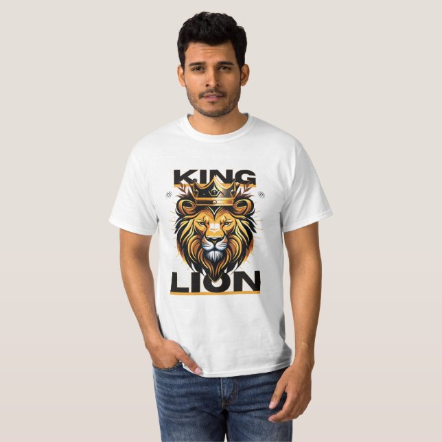 Camiseta King Lion T-Shirt (Frente Completa)