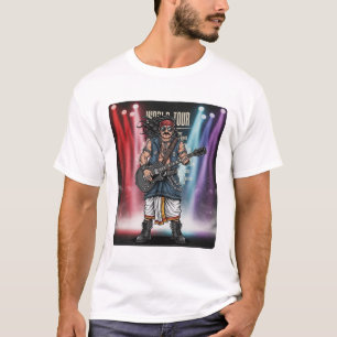 Camiseta King Mahabali World Tour   concerto Engraçado Onam