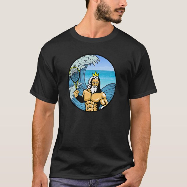 Camiseta King Neptune Plays Tênis (Frente)