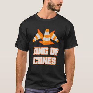 Camiseta King Of Cones Funny Traffic Cone Safety