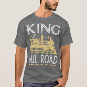 Camiseta King of Railroad Locomotive Driver Train
