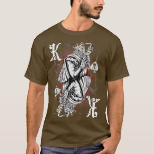 Camiseta King Of Spades Splatter King - Desenho De Poker Vi