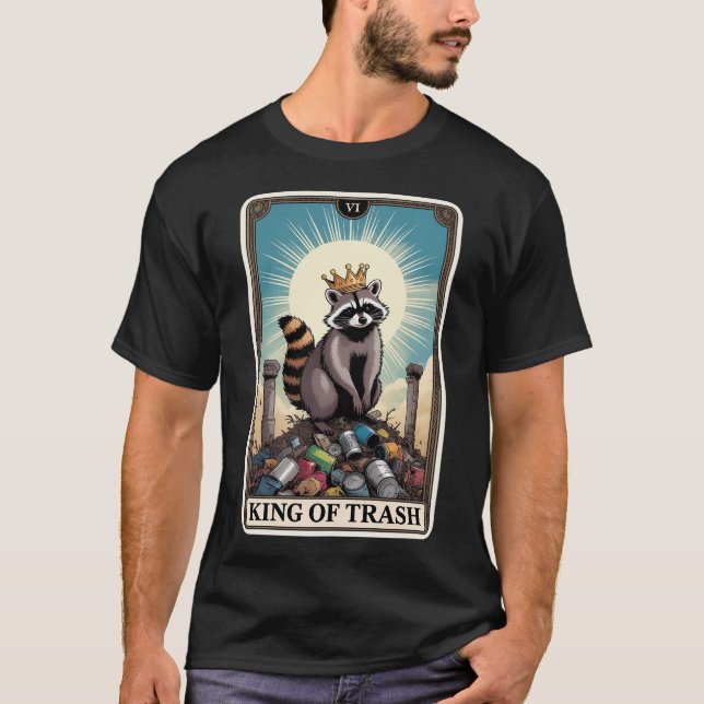 Camiseta King Of Trash Racoon (Frente)