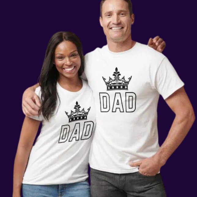 Camiseta King Pai, Dia de os pais Presente T-Shirt (Criador carregado)