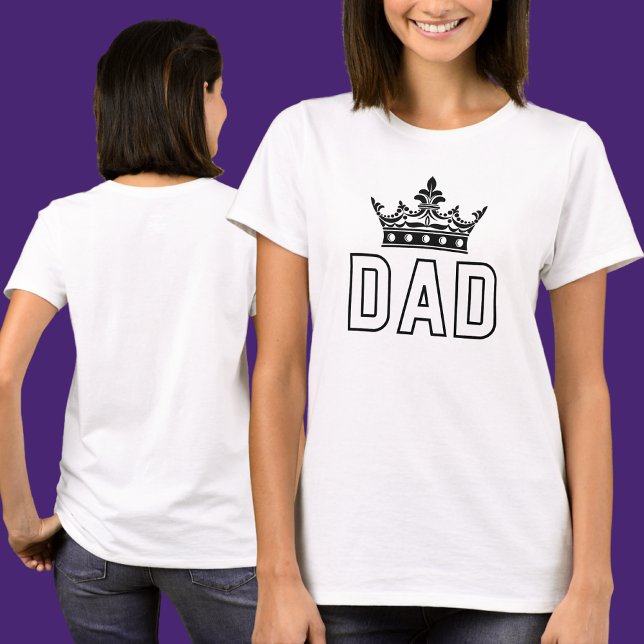 Camiseta King Pai, Dia de os pais Presente T-Shirt (Criador carregado)