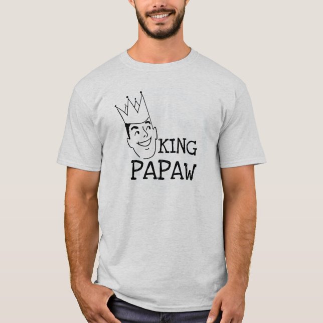 Camiseta King Papaw T-shirts e presentes (Frente)