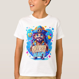 Camiseta King Pirate Birthday Kids dá ilustração