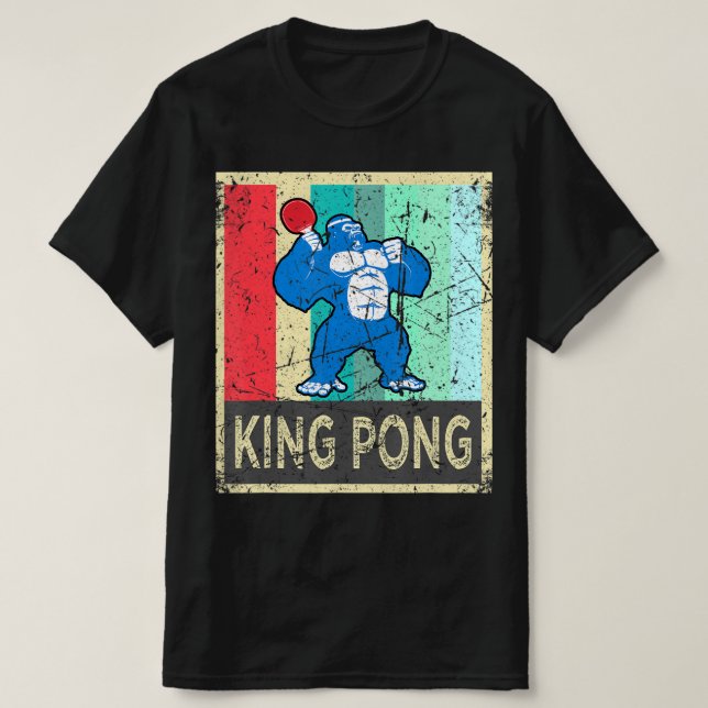 Camiseta King Pong  Ping Pong Gear Clothes For Men Women Ki (Frente do Design)