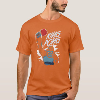 Camiseta King Pong table tennis Gorilla kong gift sport vin