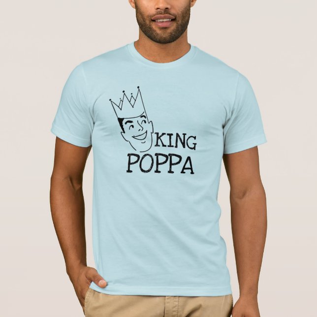 Camiseta King Poppa T-shirts e presentes (Frente)