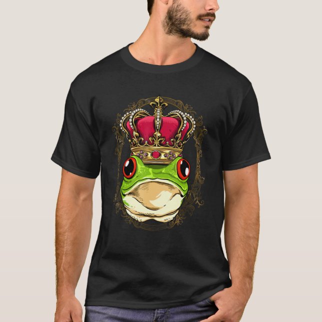 Camiseta King Queen Frog Toad Princess Amphibian Animal Fro (Frente)