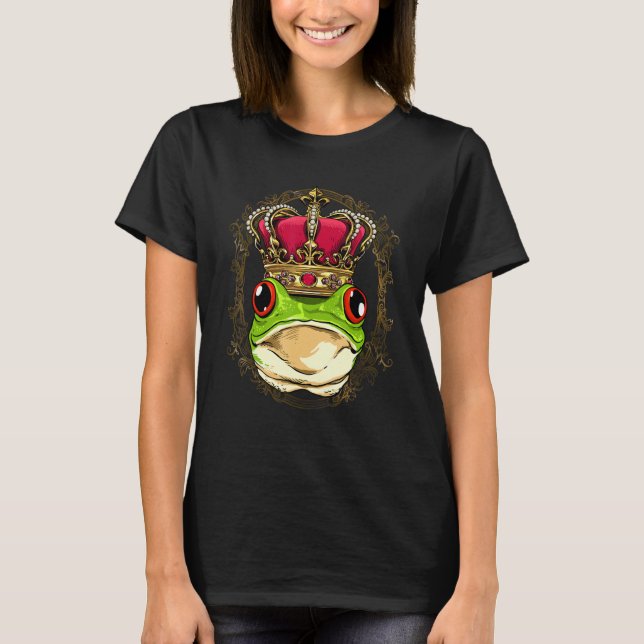 Camiseta King Queen Frog Toad Princess Amphibian Animal Fro (Frente)