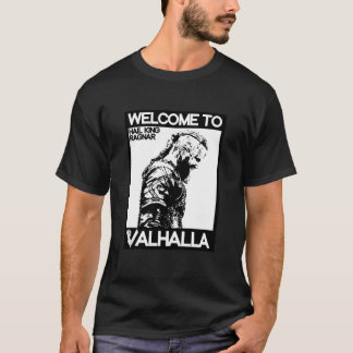 CAMISETA KING RAGNAR LOTHBROK - BEM-VINDO A VALHALLA - VIKI