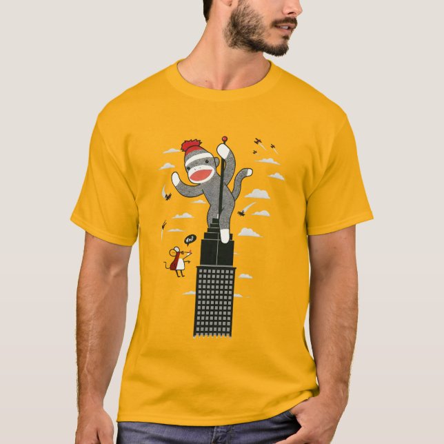 Camiseta King Sock Monkey Tee - Royal Mishead in Style (Frente)