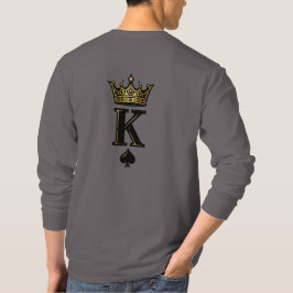 Camiseta King Spade K – Minimal Couple Matching Design