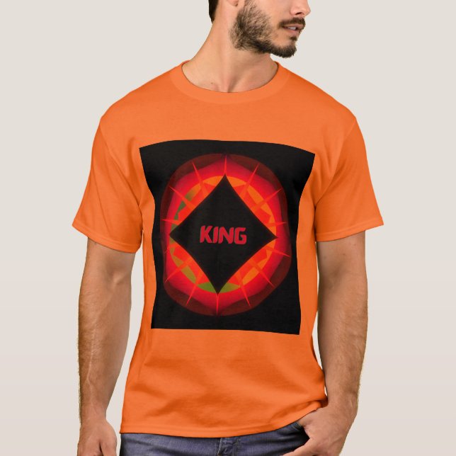 Camiseta KING Texto Criar próprio texto Bonito (Frente)