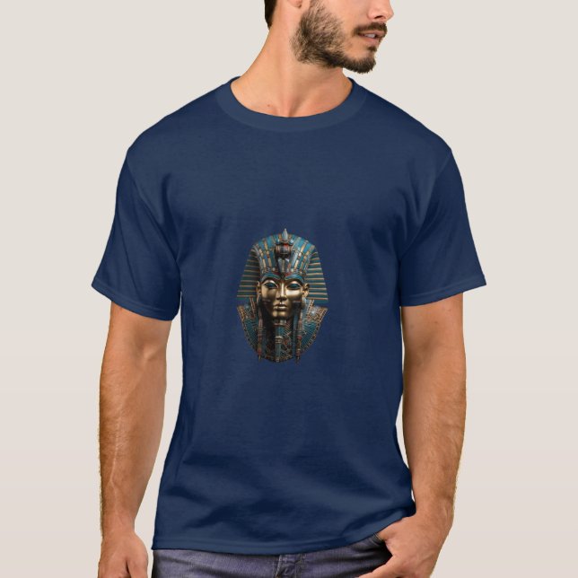 Camiseta “King Tut Pharaoh Mask T-Shirt | Ancient Egyptian  (Frente)