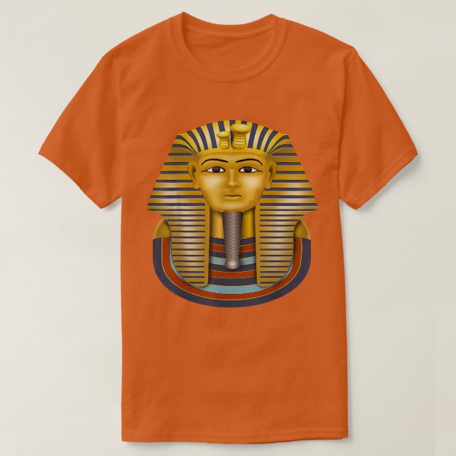 Camiseta King Tut Tutankhamun Gold Mask Egyptian Ancient Go (Frente do Design)