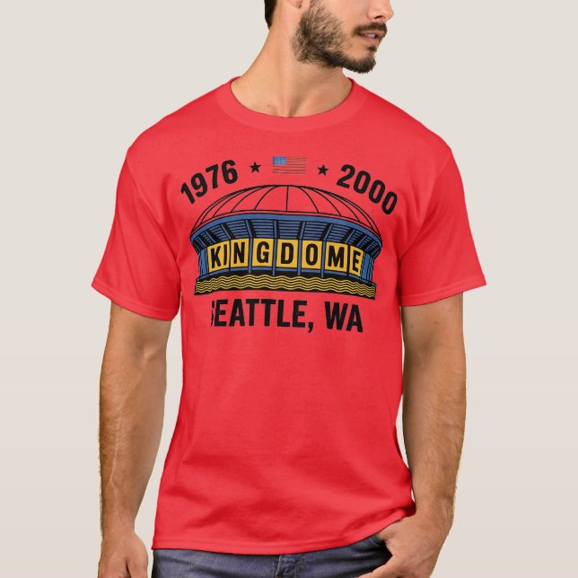 Camiseta Kingdome - Seattle, WA (Frente)