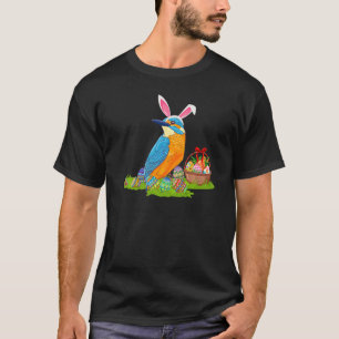 Camiseta Kingfisher Bird Easter Ovo Caça Bunny Kingfishe