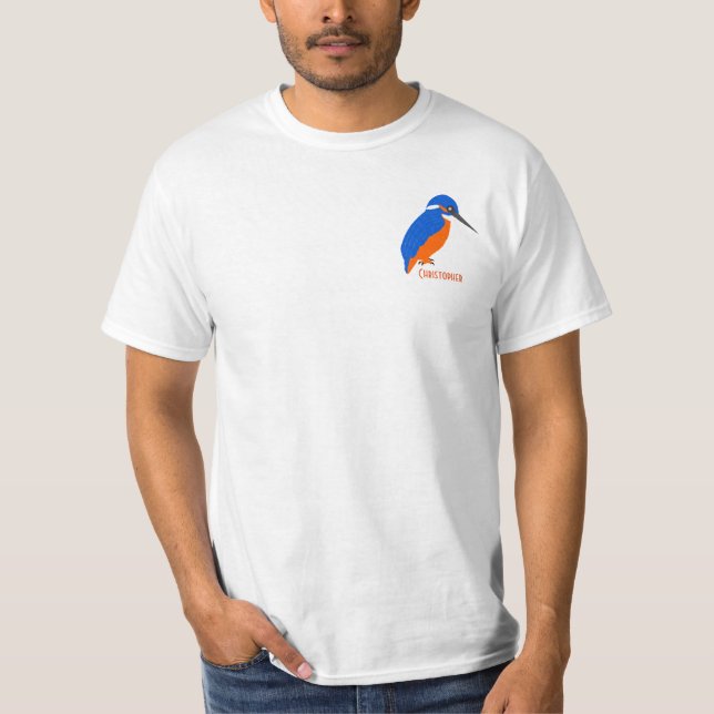 Camiseta Kingfisher Design Apenas Adicione Nome (Frente)