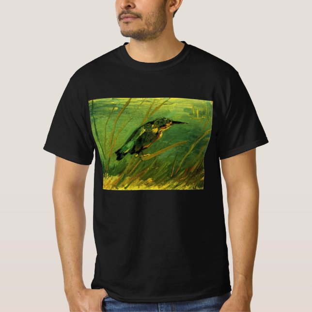 Camiseta Kingfisher por Vincent van Gogh (Frente)